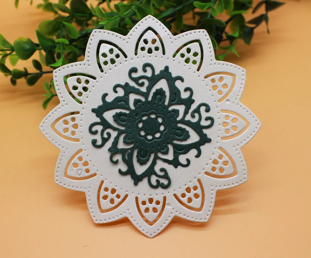 10*10cm Flower Doily Metal Cutting Dies Stencil Hollow Out Cut Dies For DIY Scrapbooking Album Card Making Decorative Craft
10*10cm Flower Doily Metal Cutting Dies Stencil Hollow Out Cut Dies For DIY Scrapbooking Album Card Making Decorative Craft