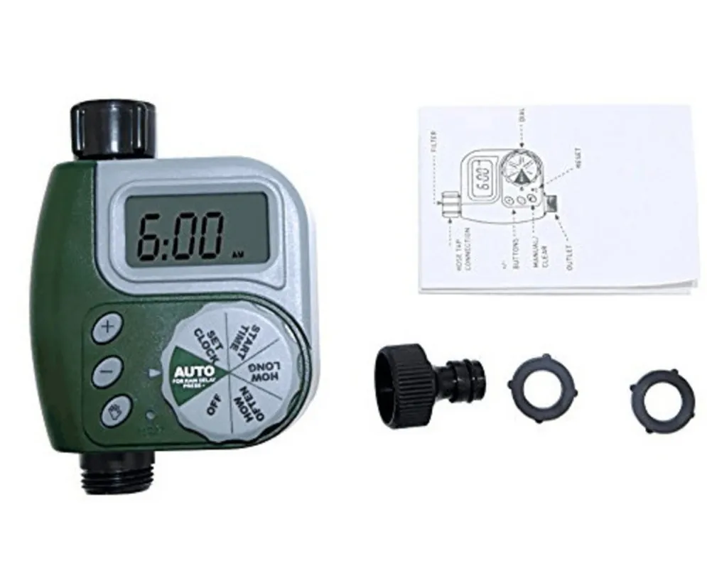Garden Watering Timer Automatic Electronic Water Timer Home Garden Irrigation Timer Controller System Autoplay Irrigator
Garden Watering Timer Automatic Electronic Water Timer Home Garden Irrigation Timer Controller System Autoplay Irrigator
