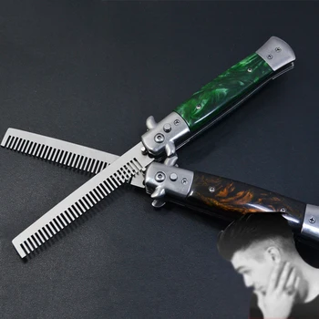 1pcs Stainless Steel Foldable Combs Pets Comb Knife Brushes Hair Trimmer Comb Accessories Mens Pocket Knife Comb Randomly Color
1pcs Stainless Steel Foldable Combs Pets Comb Knife Brushes Hair Trimmer Comb Accessories Mens Pocket Knife Comb Randomly Color