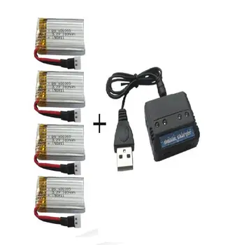 YUKALA 3.7v 380Mah Li-polymer battery*4pcs+ 4 in 1 charger box for X4 F180 JXD385 RC quadcopter 5pcs
YUKALA 3.7v 380Mah Li-polymer battery*4pcs+ 4 in 1 charger box for X4 F180 JXD385 RC quadcopter 5pcs