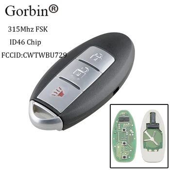 GORBIN Car Smart Remote Key for Nissan Tiida Qashqai Altima Maxima Sentra Teana Xtrail FCC ID: CWTWBU729 or CWTWBU735
GORBIN Car Smart Remote Key for Nissan Tiida Qashqai Altima Maxima Sentra Teana Xtrail FCC ID: CWTWBU729 or CWTWBU735