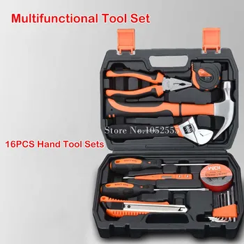 High Quality 16pcs/Set Multifunction Tool Kit Household tool set hardware tool maintenance electrician carpentry tools sets K74
High Quality 16pcs/Set Multifunction Tool Kit Household tool set hardware tool maintenance electrician carpentry tools sets K74