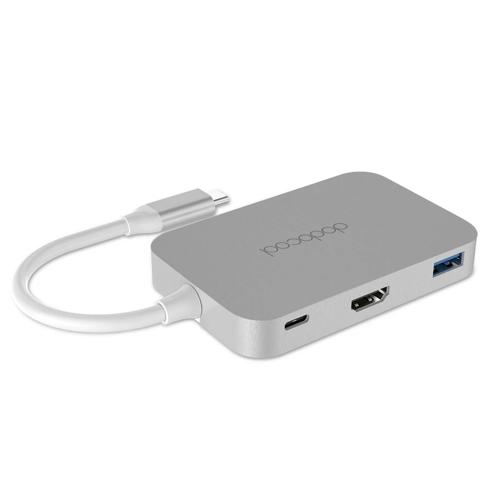 dodocool Aluminum Alloy 7-in-1 USB-C Hub with Type-C Power Delivery 4K Video HD Output SD/TF Card Reader and 3 USB 3.0
dodocool Aluminum Alloy 7-in-1 USB-C Hub with Type-C Power Delivery 4K Video HD Output SD/TF Card Reader and 3 USB 3.0