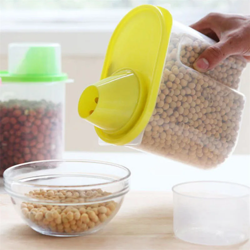 Dried Food Cereal Flour Pasta Food Storage Dispenser Rice Container Sealed Box 1.9L
Dried Food Cereal Flour Pasta Food Storage Dispenser Rice Container Sealed Box 1.9L