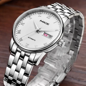 Mige 2018 Top Brand Luxury Hot Sale Automatic Mens Watch Skeleton Steel Gold Case White Dial Waterproof Man Mechanical Watches
Mige 2018 Top Brand Luxury Hot Sale Automatic Mens Watch Skeleton Steel Gold Case White Dial Waterproof Man Mechanical Watches