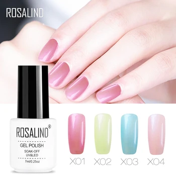 ROSALIND Gel 1S White Bottle X01-X12 7ML Pearl Semi Permanent Gel Varnish 12 Colors UV-LED Long-lasting Gel Nail Polish
ROSALIND Gel 1S White Bottle X01-X12 7ML Pearl Semi Permanent Gel Varnish 12 Colors UV-LED Long-lasting Gel Nail Polish