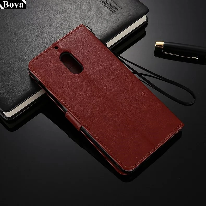 High Quality Pu leather phone case for Nokia 6 wallet flip cover card holder cover case for Nokia 6 / 6.1 / 6.1 Plus