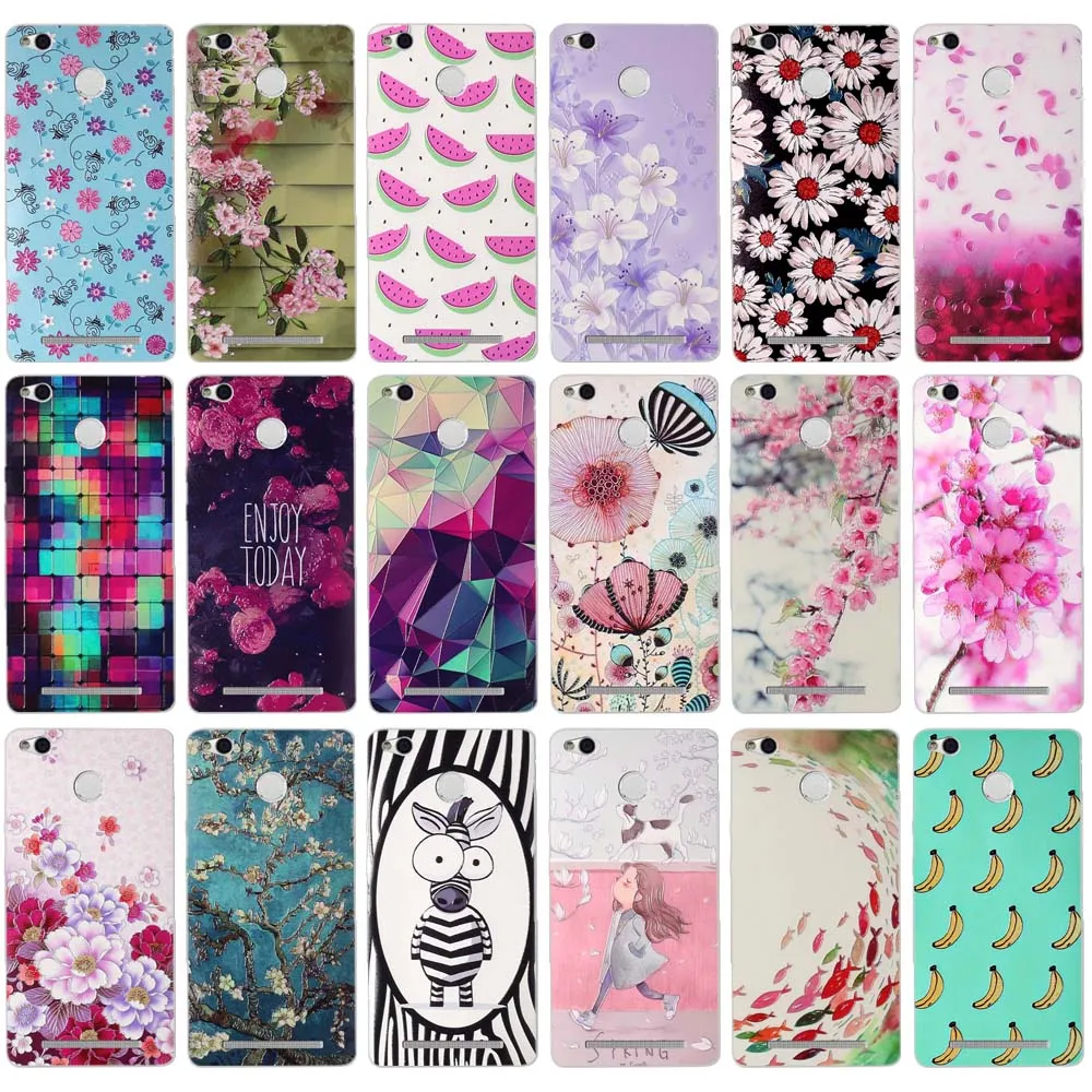 for Redmi 3x Phone Case Cover for Xiaomi Redmi 3 S 3s 3 X Soft TPU Silicon Flower Mobile Phone Bags For Redmi 3s 3 Pro Bags
for Redmi 3x Phone Case Cover for Xiaomi Redmi 3 S 3s 3 X Soft TPU Silicon Flower Mobile Phone Bags For Redmi 3s 3 Pro Bags