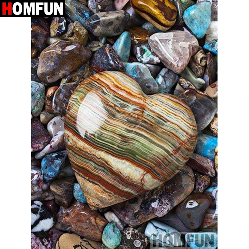 HOMFUN 5D DIY Diamond Painting Full Square/Round Drill "Heart shaped stone" 3D Embroidery Cross Stitch gift Home Decor A00102
HOMFUN 5D DIY Diamond Painting Full Square/Round Drill "Heart shaped stone" 3D Embroidery Cross Stitch gift Home Decor A00102