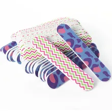 10Pcs נייל קבצי חיץ חזק עבה נייר זכוכית מלטש בלוק UV ג 'ל חצץ Remover מניקור פדיקור כלים פצירה JIA30(China)