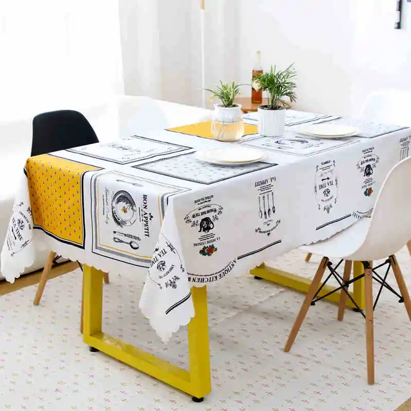 Waterproof Table Cloth Anti-hot Garden Tea Table Cover Plastic Anti-oil Tablecloth PVC Table Mats
Waterproof Table Cloth Anti-hot Garden Tea Table Cover Plastic Anti-oil Tablecloth PVC Table Mats
