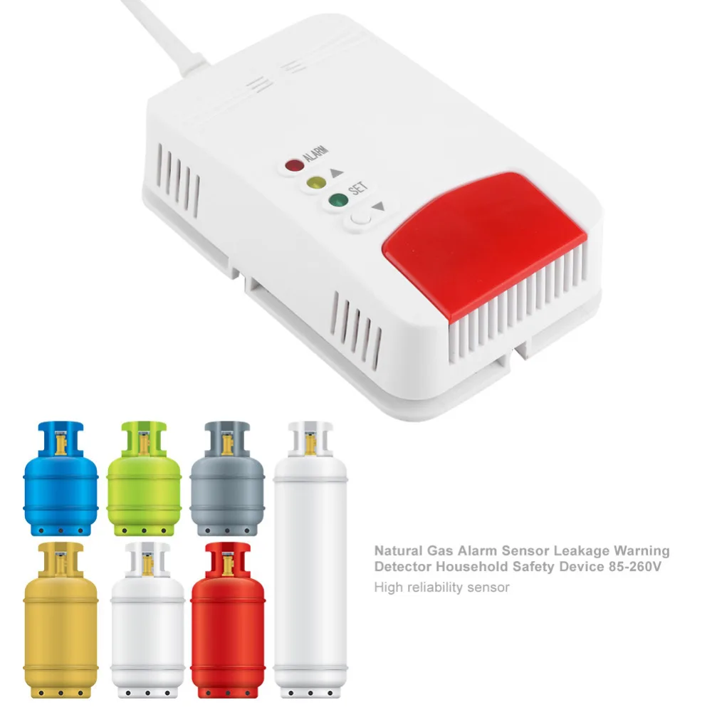 LED Digital Display Voice Gas alarm System LPG Household Leakage Detector Sensor 1pcs Detect Natural Gas Coal Gas 85-260V
LED Digital Display Voice Gas alarm System LPG Household Leakage Detector Sensor 1pcs Detect Natural Gas Coal Gas 85-260V