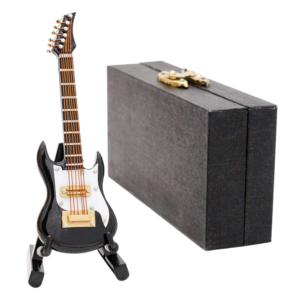Odoria 1:12 Miniature Black Electric Guitar with Stand & Case Musical Instrument Dollhouse None Playable
Odoria 1:12 Miniature Black Electric Guitar with Stand & Case Musical Instrument Dollhouse None Playable