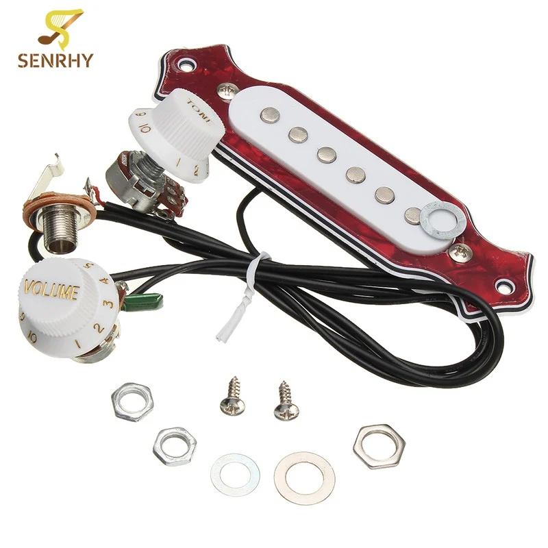 

Acoustic Electric Guitar Magnetic Pickup Guitar Sound Hole Pick-up with Tone Volume Controller Audio And Screws Guitar Parts