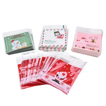 100pc/lot Cute Cartoon Gifts Bags Christmas Cookie Packaging Self-adhesive Plastic Bags For Biscuits Birthday Candy Package Gift
100pc/lot Cute Cartoon Gifts Bags Christmas Cookie Packaging Self-adhesive Plastic Bags For Biscuits Birthday Candy Package Gift
