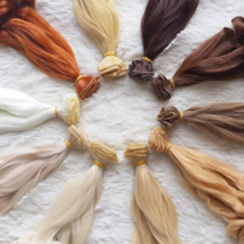 Doll Acessories Pear rolls wigs for dolls fit 1/4 1/3 1/6 bjd doll golden \ brown and other colors doll hair
Doll Acessories Pear rolls wigs for dolls fit 1/4 1/3 1/6 bjd doll golden \ brown and other colors doll hair