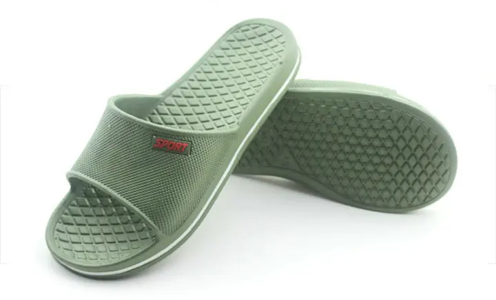 Summer Pure Color Lovers Household Disposable Bath Slippers Spa Hotel Slippers Bathroom Anti-skid Mens And Womens Soft Slide Slippers (15)