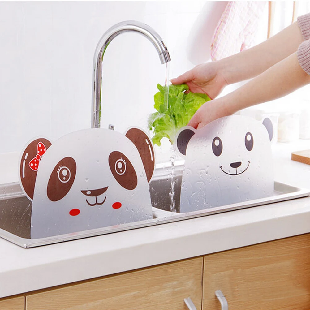 Cute Panda Sucker Flap Sink Splash Water Impermeable Retaining Plate Splatter Screen Water Wash Basin Kitchen Rack Tools
Cute Panda Sucker Flap Sink Splash Water Impermeable Retaining Plate Splatter Screen Water Wash Basin Kitchen Rack Tools