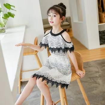 Children Wear Girls 2019 Summer Hot New Korean Comfortable Soft Breathable Elegant Temperament Sweet Princess Lace Dress 4-12y
Children Wear Girls 2019 Summer Hot New Korean Comfortable Soft Breathable Elegant Temperament Sweet Princess Lace Dress 4-12y