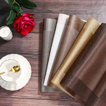 1pc New PVC Diagonal Frame Placemats Insulation Western Dining Table Mats Pad Washing Quick Drying Kitchen Accessories
1pc New PVC Diagonal Frame Placemats Insulation Western Dining Table Mats Pad Washing Quick Drying Kitchen Accessories