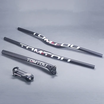 TOMTOU Carbon Fiber MTB Bike Handlebar Set Flat/Riser Handlebar + Stem + Seat Tube Mountain Bicycle Parts Matte White - TW4T18
TOMTOU Carbon Fiber MTB Bike Handlebar Set Flat/Riser Handlebar + Stem + Seat Tube Mountain Bicycle Parts Matte White - TW4T18