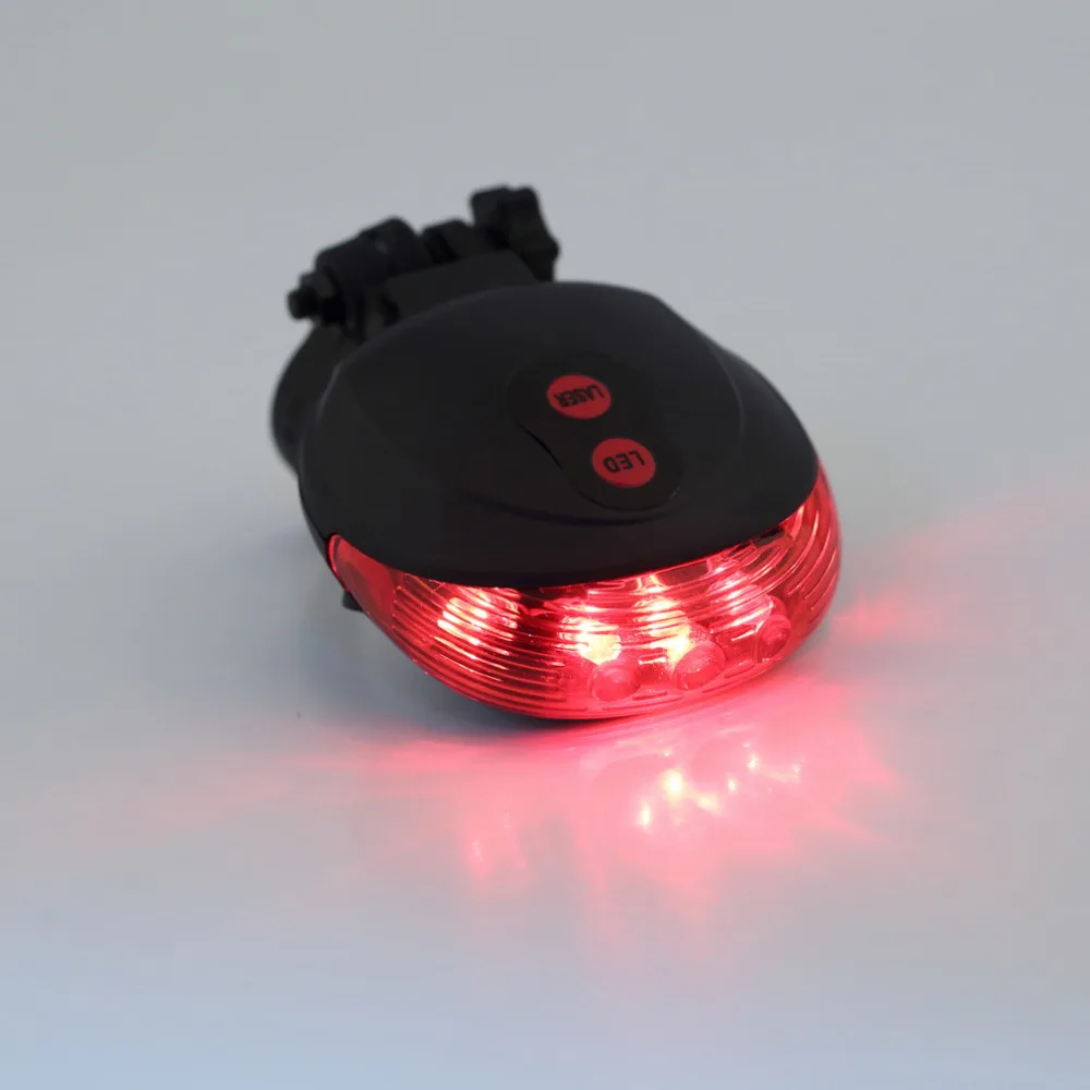 (5LED+2Laser) Bicycle Rear Light Laser Tail Bike Light Cycling Safety Warning Bicycle Accessories free shipping
(5LED+2Laser) Bicycle Rear Light Laser Tail Bike Light Cycling Safety Warning Bicycle Accessories free shipping