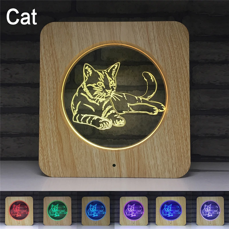3d Night Light 7 Colors Led Change Lovely Animal Lamps Touch Switch Table Lamp Romantic For Children's Bedroom Decor
3d Night Light 7 Colors Led Change Lovely Animal Lamps Touch Switch Table Lamp Romantic For Children's Bedroom Decor
