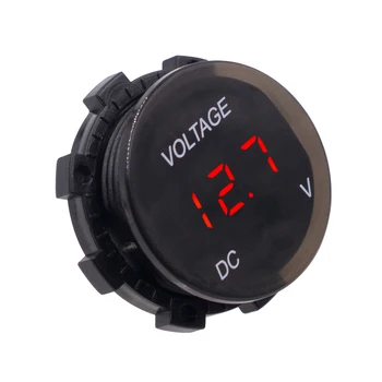 Car Motorcycle LED Digital Display Voltage Meter 3-Digit Voltmeter for 12-24V vehicles includes car SUV ATV boat
Car Motorcycle LED Digital Display Voltage Meter 3-Digit Voltmeter for 12-24V vehicles includes car SUV ATV boat