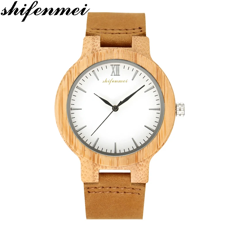 shifenmei S5512 Lady clock Men's women Watch Quartz Wrist Sport Watches Suitable Leather Band Bamboo Business relojes hombre
shifenmei S5512 Lady clock Men's women Watch Quartz Wrist Sport Watches Suitable Leather Band Bamboo Business relojes hombre