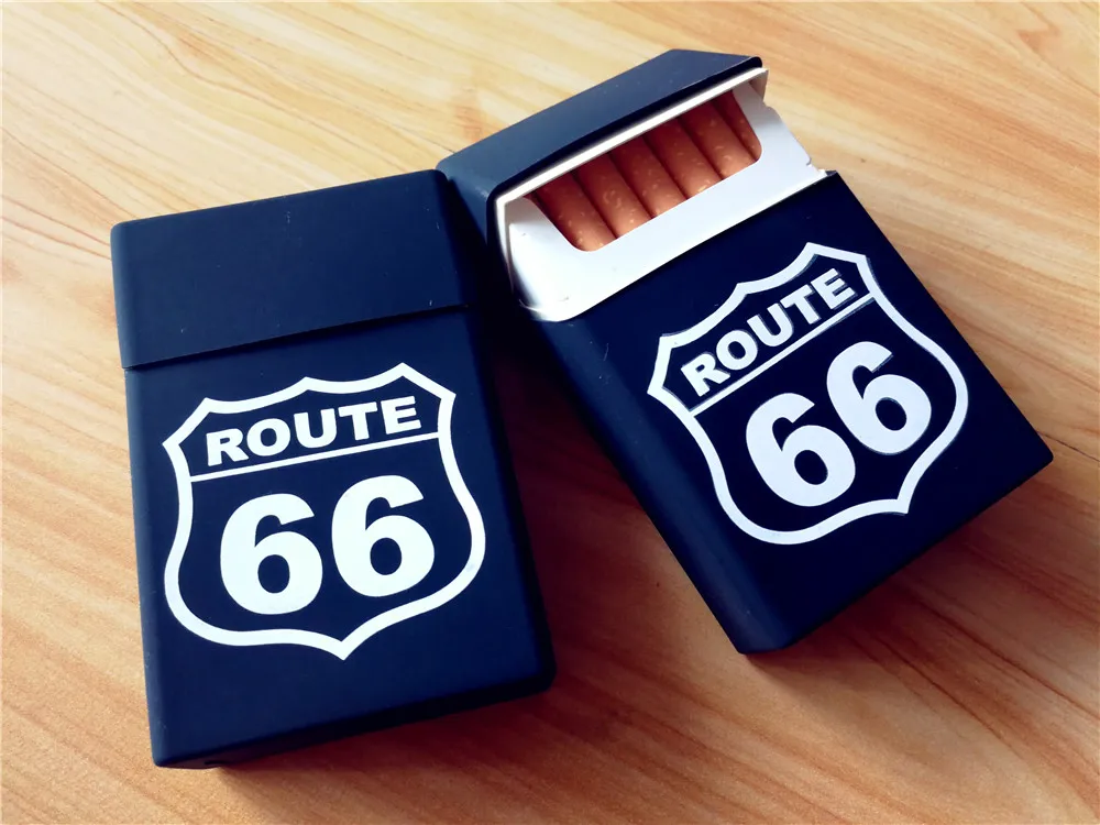 U.S. Route 66 Fashion Black Soft Rubber Cigarette Case Cover Women Men Cigarette Box Lady Portable Pocket Cigarettes Pack Case
U.S. Route 66 Fashion Black Soft Rubber Cigarette Case Cover Women Men Cigarette Box Lady Portable Pocket Cigarettes Pack Case
