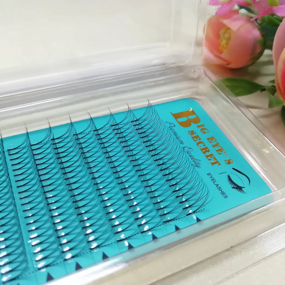 Big eye's secret Russia 3D 0.07mm 0.10mm 0.12mm Premade fans 8-15mm for beauty eyelash extension Pre made fans
Big eye's secret Russia 3D 0.07mm 0.10mm 0.12mm Premade fans 8-15mm for beauty eyelash extension Pre made fans