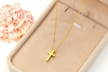 5pcs) Stainless Steel Cross Pendant Chain Necklace Silver color Gold Rose Gold Cross Crucifix Clavicle Chains Statement Necklace
5pcs) Stainless Steel Cross Pendant Chain Necklace Silver color Gold Rose Gold Cross Crucifix Clavicle Chains Statement Necklace