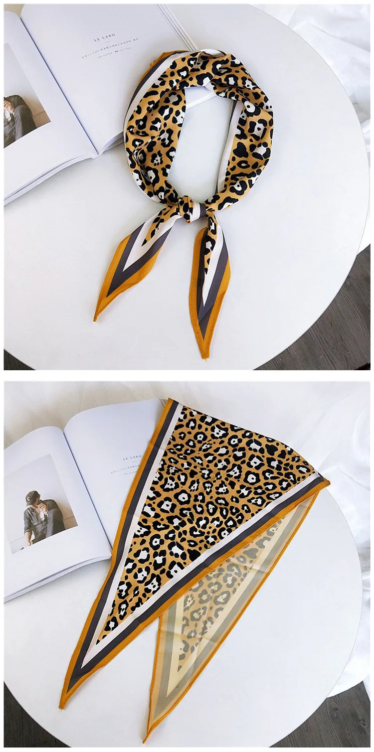 New Leopard-print Diamond Small Scarf Female Spring Summer Fashion Wild Professional Scarf Korean Hot Sale Silk Scarf Women
New Leopard-print Diamond Small Scarf Female Spring Summer Fashion Wild Professional Scarf Korean Hot Sale Silk Scarf Women