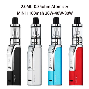 Mini 80W electronic cigarette mod starter kit box 2.0ml Vaporizer Hookah Vapor e Cigarettes big smoke vape
Mini 80W electronic cigarette mod starter kit box 2.0ml Vaporizer Hookah Vapor e Cigarettes big smoke vape