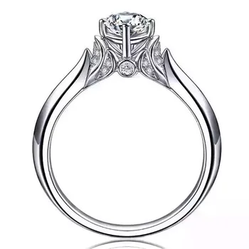 100% Real Sterling 925 Silver Jewelry Classic Design Rings For Women Bride Wedding Engagement Simple Ring Juwelen Bague
100% Real Sterling 925 Silver Jewelry Classic Design Rings For Women Bride Wedding Engagement Simple Ring Juwelen Bague