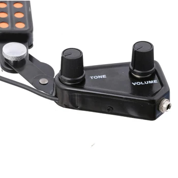 Acoustic Guitar Sound Pickup 12-hole Magnetic Transducer Tone Volume Controller with Audio Cable SMN88
Acoustic Guitar Sound Pickup 12-hole Magnetic Transducer Tone Volume Controller with Audio Cable SMN88