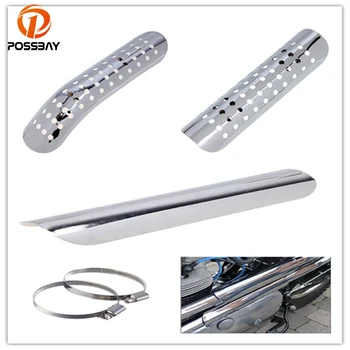 POSSBAY 8.9'' Metal Steel Universal Motorcycle Exhaust Muffler Pipe Leg Protector Heat Shield Cover For Harley Suzuki Cafe Racer
POSSBAY 8.9'' Metal Steel Universal Motorcycle Exhaust Muffler Pipe Leg Protector Heat Shield Cover For Harley Suzuki Cafe Racer