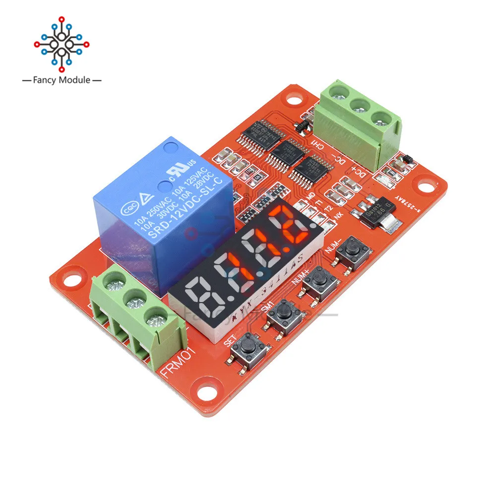 12V DC многофункциональное автоматическое реле таймер цикла модуль переключателя
