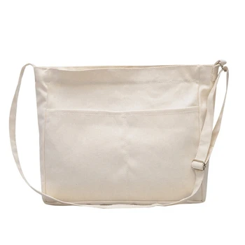 New Female Student Fashion Wild Shoulder Shopping Bag Large Capacity Canvas Diagonal Bag
New Female Student Fashion Wild Shoulder Shopping Bag Large Capacity Canvas Diagonal Bag