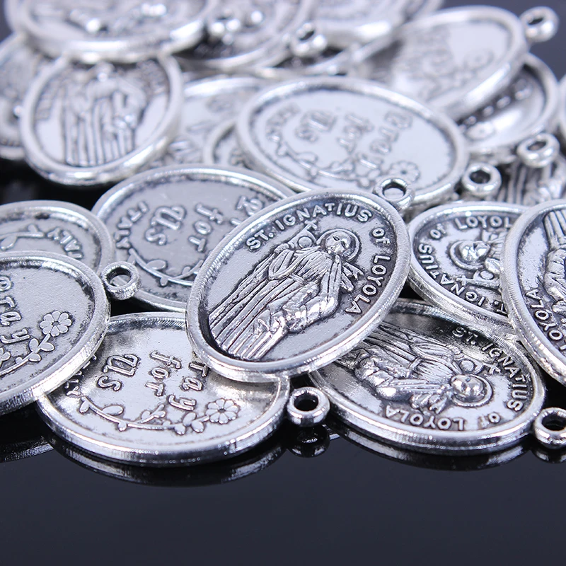 Catholic religious Gifts St Ignatius Sacred Heart The Miraculous Medal holy Medal love heart zinc alloy Charm Pendant
Catholic religious Gifts St Ignatius Sacred Heart The Miraculous Medal holy Medal love heart zinc alloy Charm Pendant