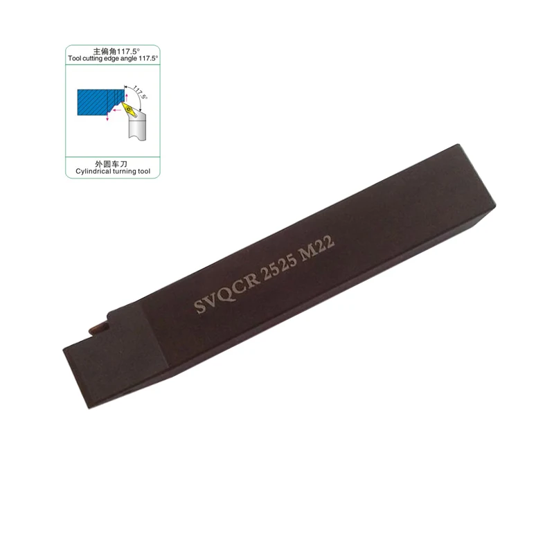 1pc SVQCR 2525 M22 External Metal Lathe Cutting Tools Alloy steel Lathe Machine CNC External Turning Tool Holder S-Type
1pc SVQCR 2525 M22 External Metal Lathe Cutting Tools Alloy steel Lathe Machine CNC External Turning Tool Holder S-Type