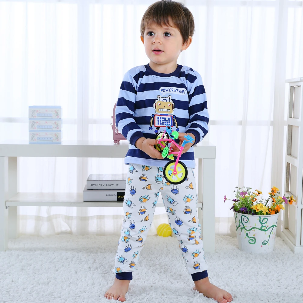 Boys Clothes Long Sleeve robot Shirts + Pants 2pcs baby girls Suits for Boys 2018 New autumn Toddler baby Clothing Set
Boys Clothes Long Sleeve robot Shirts + Pants 2pcs baby girls Suits for Boys 2018 New autumn Toddler baby Clothing Set