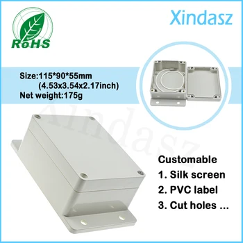 (XD-F3-2 5pcs/Lot)115*90*55mm(4.53*3.54*2.17inch)plastic waterproof container plastic enclosure abs plastic waterproof enclosure
(XD-F3-2 5pcs/Lot)115*90*55mm(4.53*3.54*2.17inch)plastic waterproof container plastic enclosure abs plastic waterproof enclosure