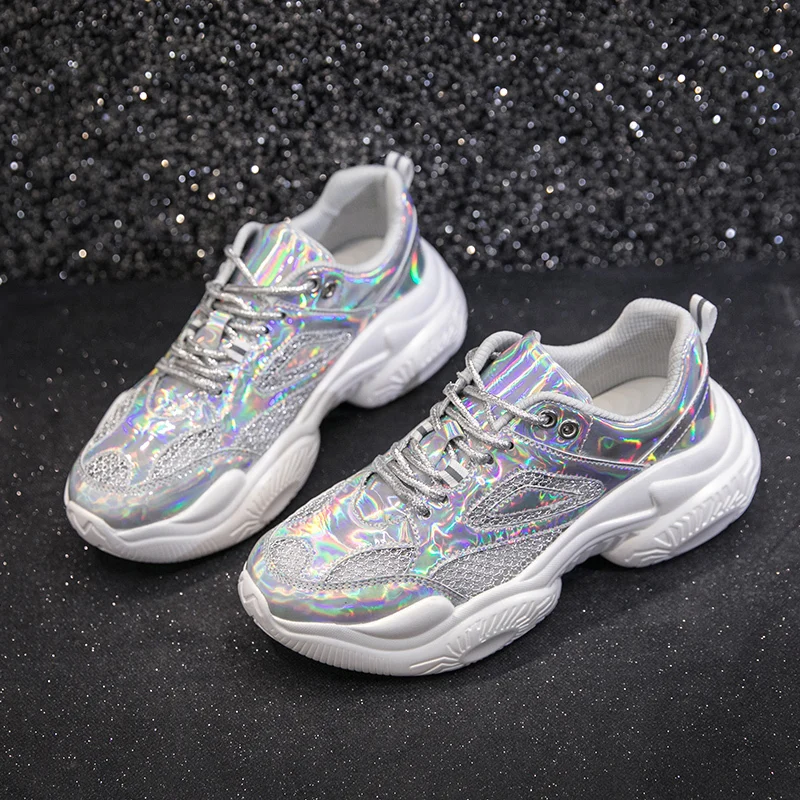 2019 Summer New Chunky Sneakers Women Shoes Harajuku Casual Dad Shoes Platform Sneakers Breathable Mesh Bling Sneakers
2019 Summer New Chunky Sneakers Women Shoes Harajuku Casual Dad Shoes Platform Sneakers Breathable Mesh Bling Sneakers