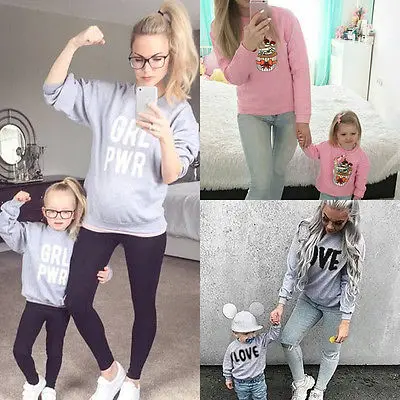 Family Mother Daughter Clothes Women Girls Long Sleeve Tops Hoodie Sweatshirt clothing
Family Mother Daughter Clothes Women Girls Long Sleeve Tops Hoodie Sweatshirt clothing