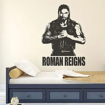 Free shipping Removable Self-adhesive Sports Theme Wall Decal WWE Star Roman Reigns Sticker For Livingroom Clubs And Bars
Free shipping Removable Self-adhesive Sports Theme Wall Decal WWE Star Roman Reigns Sticker For Livingroom Clubs And Bars