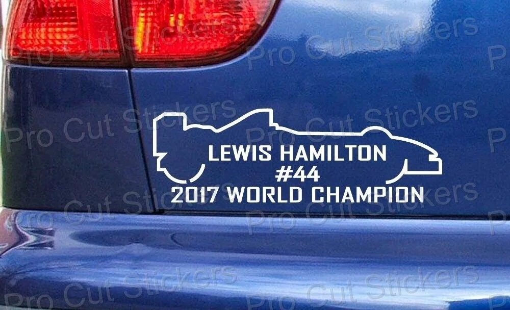 For Lewis Hamilton 2017 World Champion #44 Custom Car Vinyl Die Cut Stickers Decals
For Lewis Hamilton 2017 World Champion #44 Custom Car Vinyl Die Cut Stickers Decals