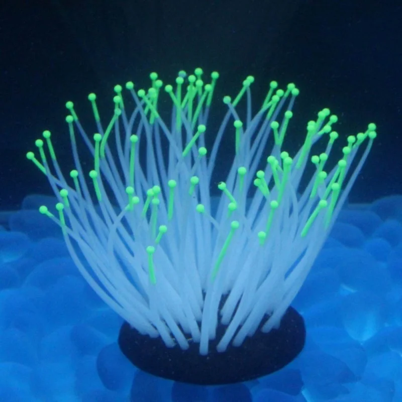 Artificial Silicone Fish Tank Glowing Decor Effect Plant Sea Anemone for Fish Tank Decoration Aquarium Ornament
Artificial Silicone Fish Tank Glowing Decor Effect Plant Sea Anemone for Fish Tank Decoration Aquarium Ornament