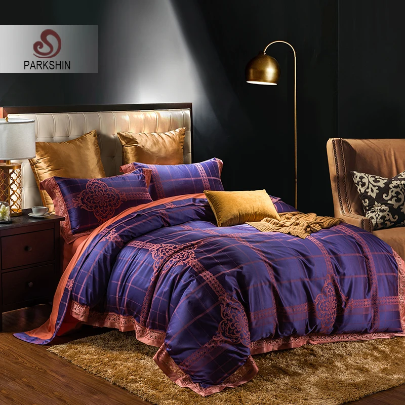 ParkShin Luxury Bedding Set Lace Decor 100% Cotton Bed Sheet Double queen King Size Bedspread Duvet Cover Set Bed Linen Euro Set
ParkShin Luxury Bedding Set Lace Decor 100% Cotton Bed Sheet Double queen King Size Bedspread Duvet Cover Set Bed Linen Euro Set