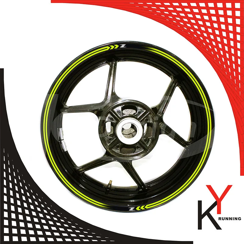 KYRUNNING wheel decals Reflective stickers rim stripes Z motorbike Z900 for KAWASAKI Z900 2017
KYRUNNING wheel decals Reflective stickers rim stripes Z motorbike Z900 for KAWASAKI Z900 2017
